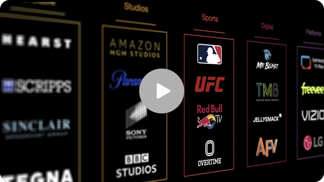 A TV displaying a squeezeback experience with live footage of a soccer game.