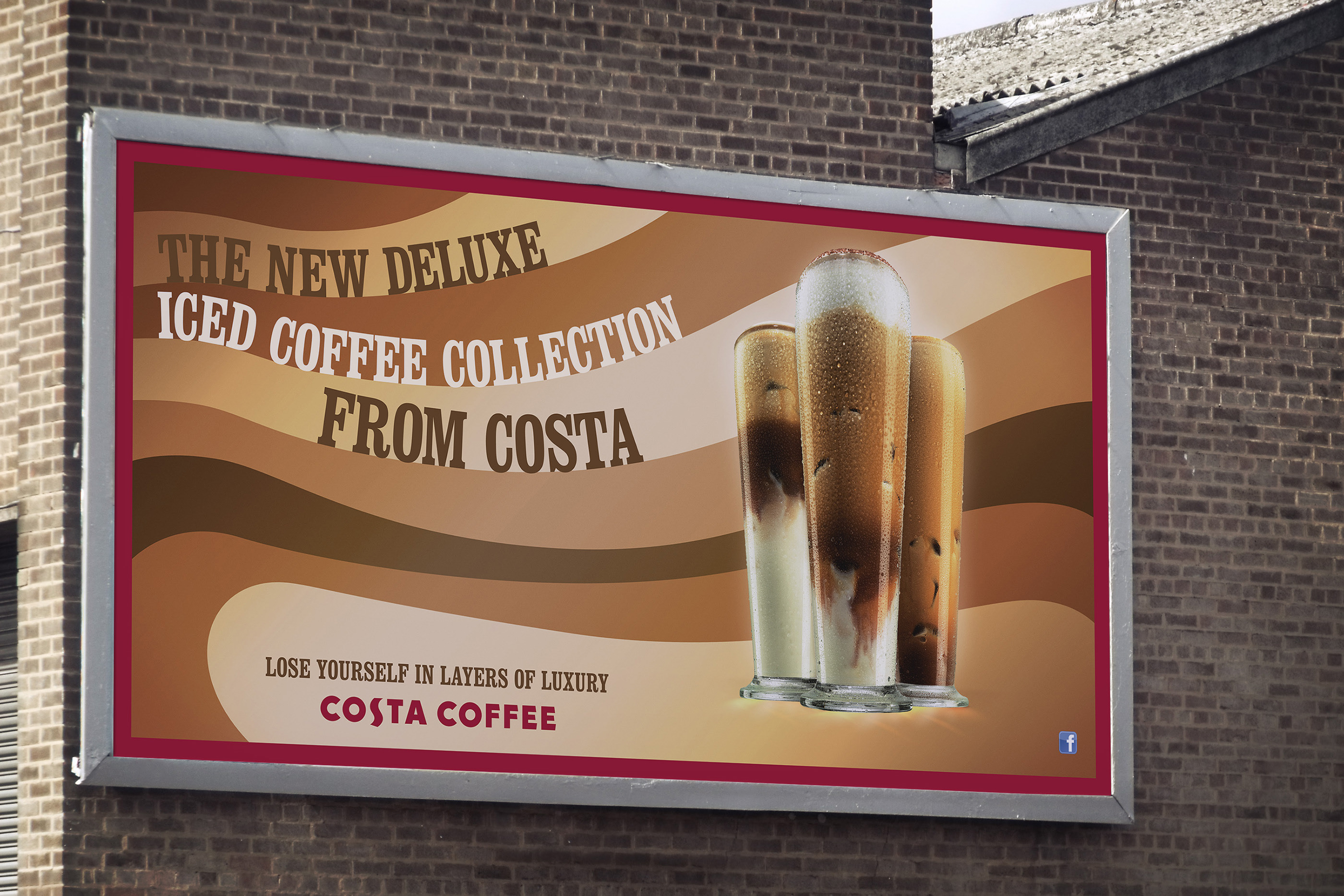 A billboard advert for Costa Coffee. 