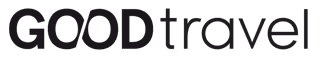 GOOD travel Schriftzug als Logo.