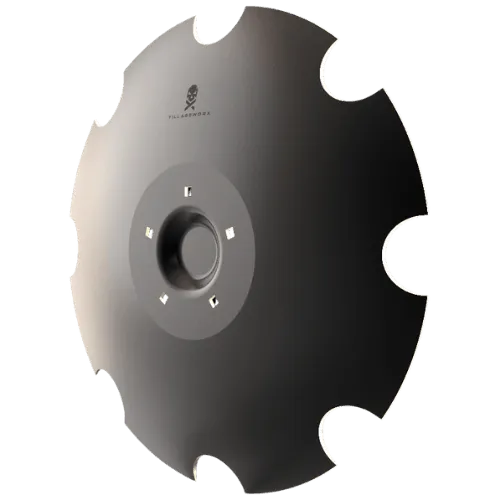 Aftermarket 645 x 8mm notched concave disc blade to fit Lemken Rubin 10 compact disc harrow