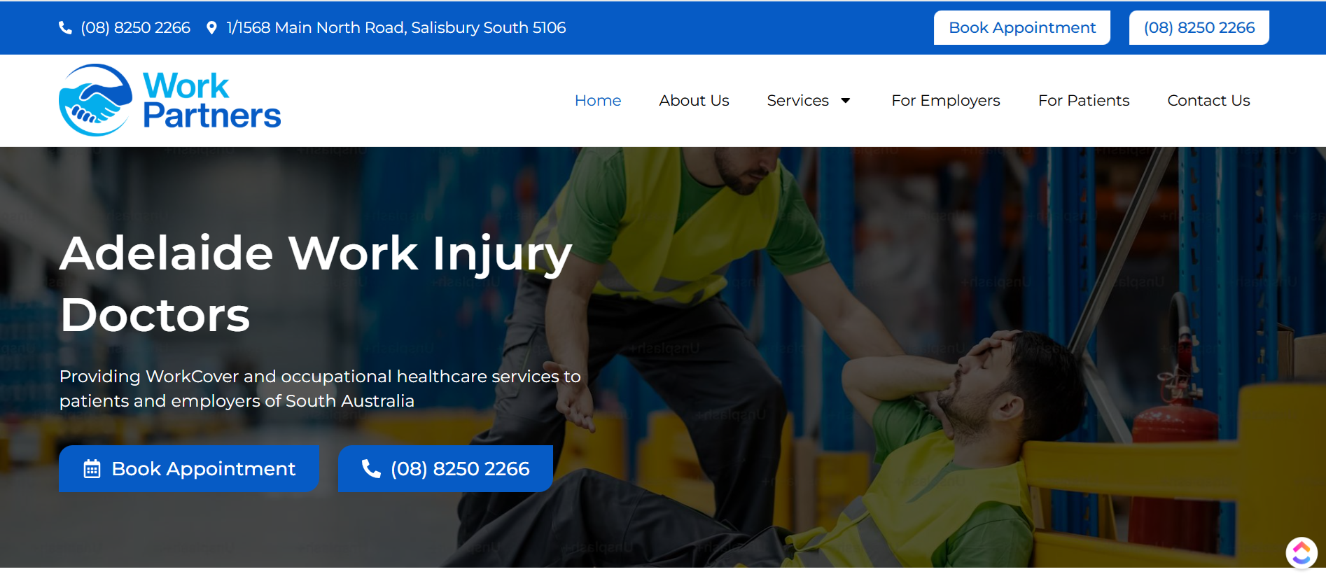 Work Injury Doctor Website & Linkedin Marketing