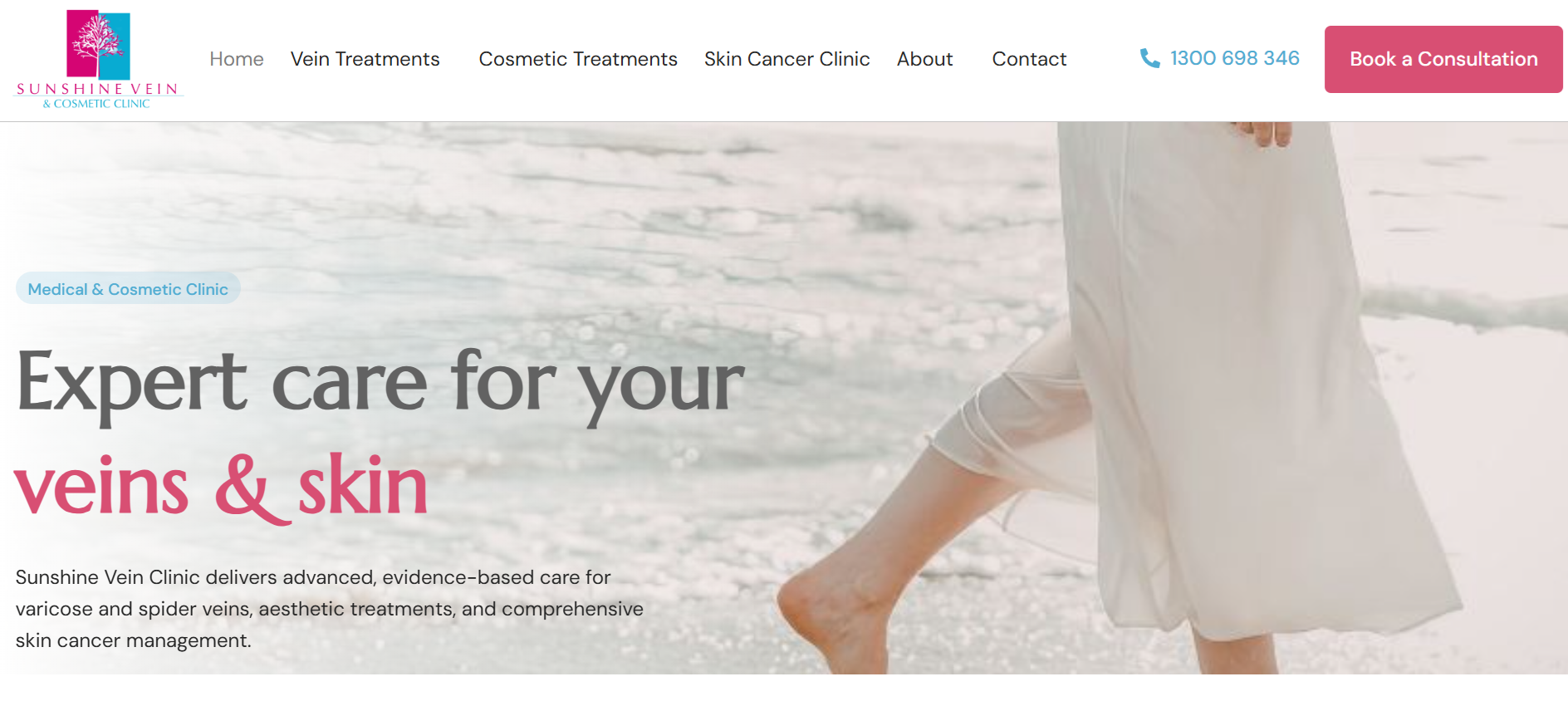 Web & Marketing for Skin/Vein Clinic