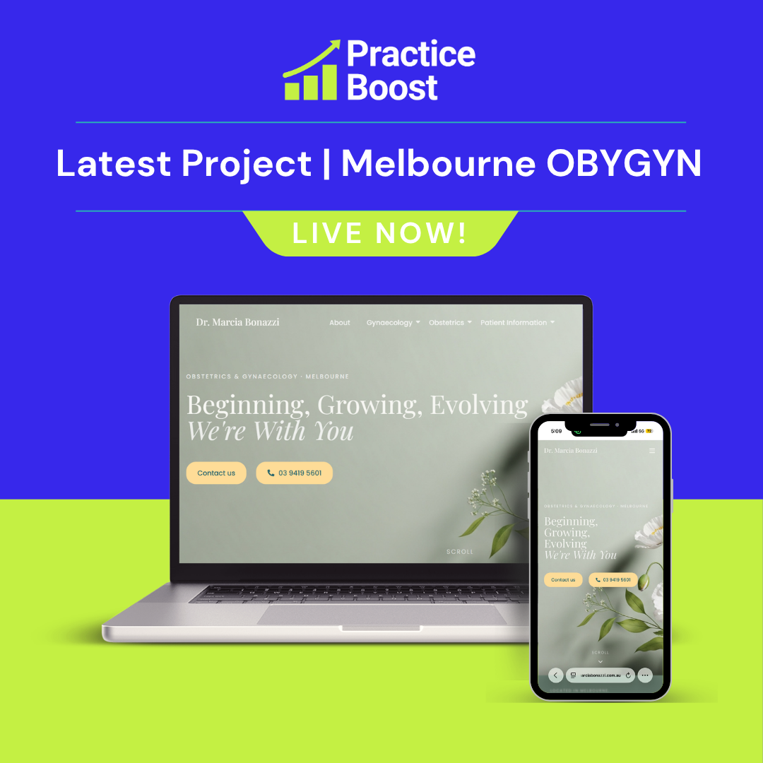 Website Design & Socials for Melbourne Gynaecologist 