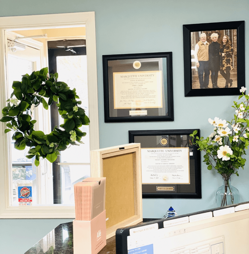 dental office reception