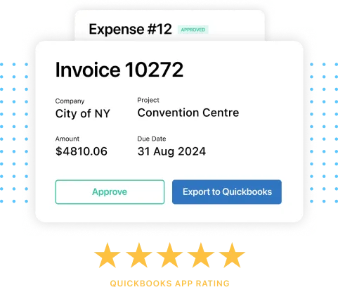 Invoice and expense management for projects