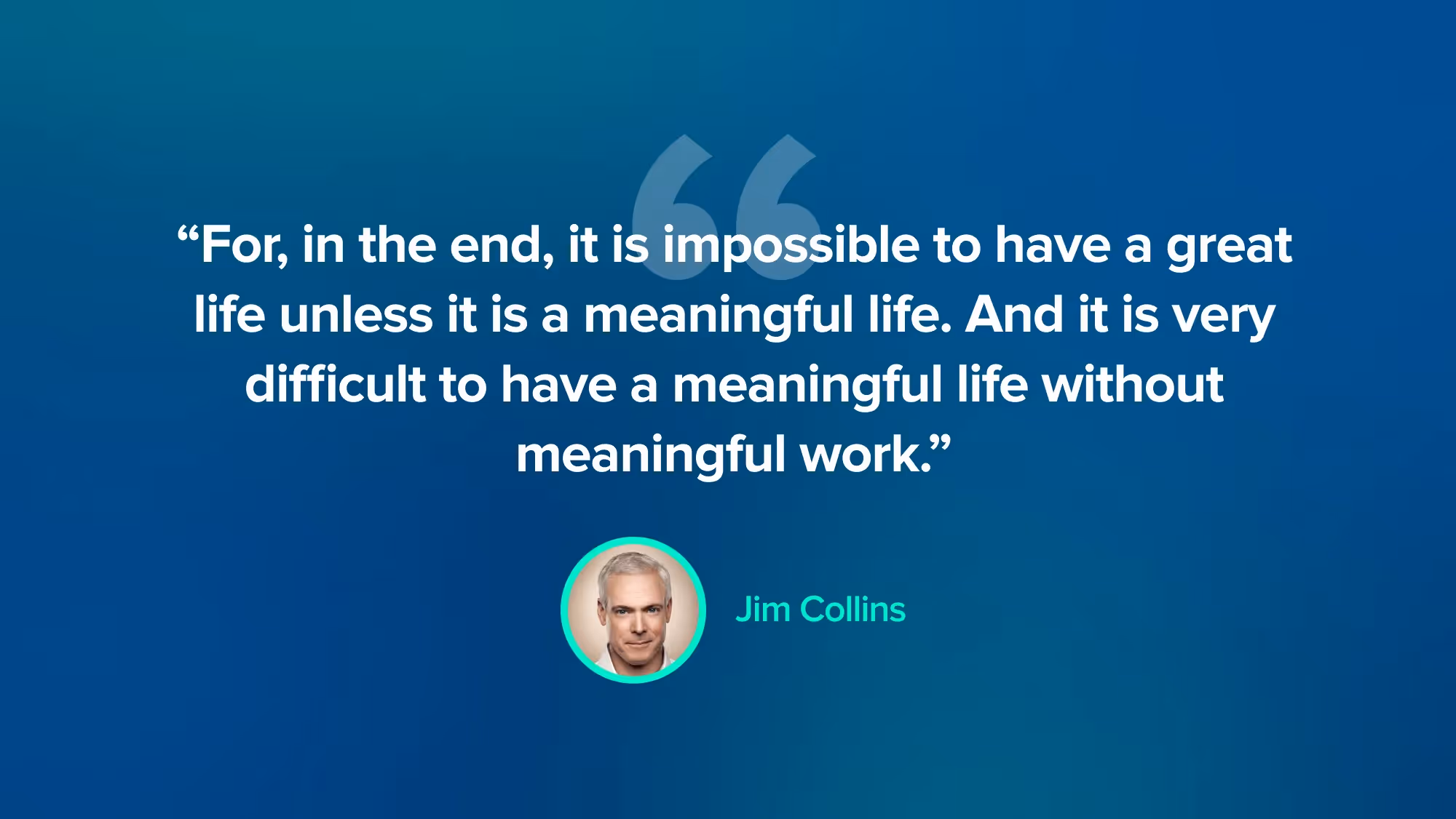 Jim Collins, Management Consulting Quote