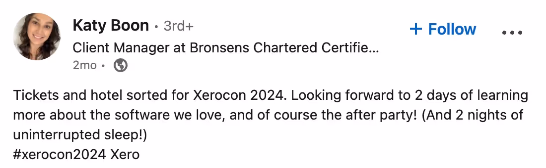 Xerocon on Linkedin