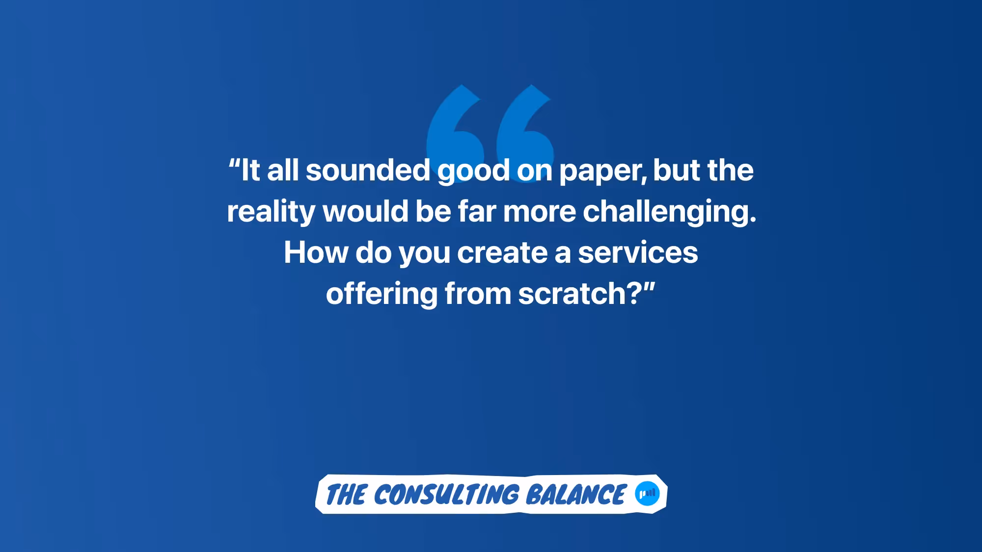 How to create a service offering