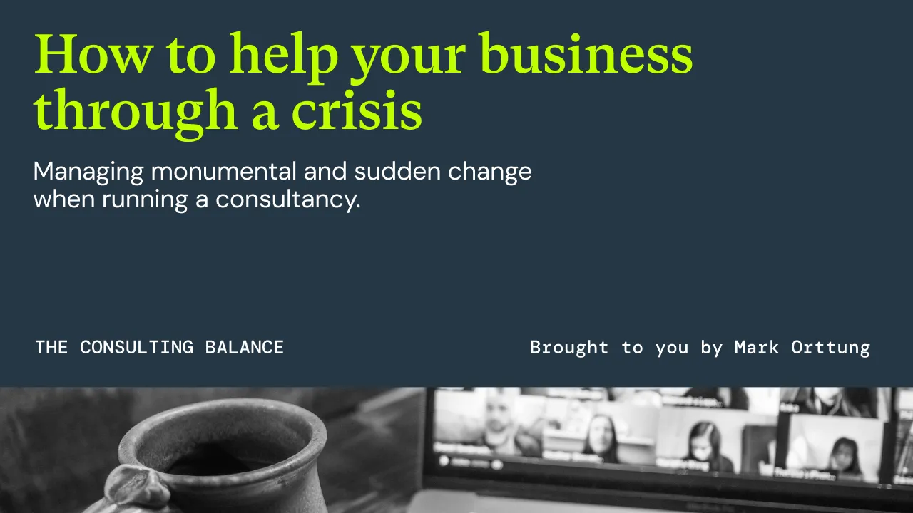 How to help your business through a crisis