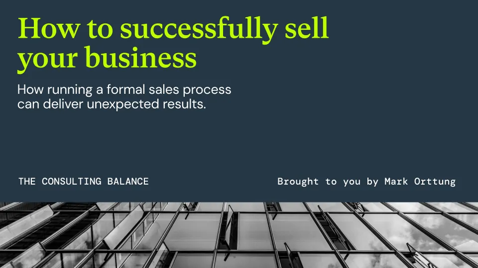 How to successfully sell your business