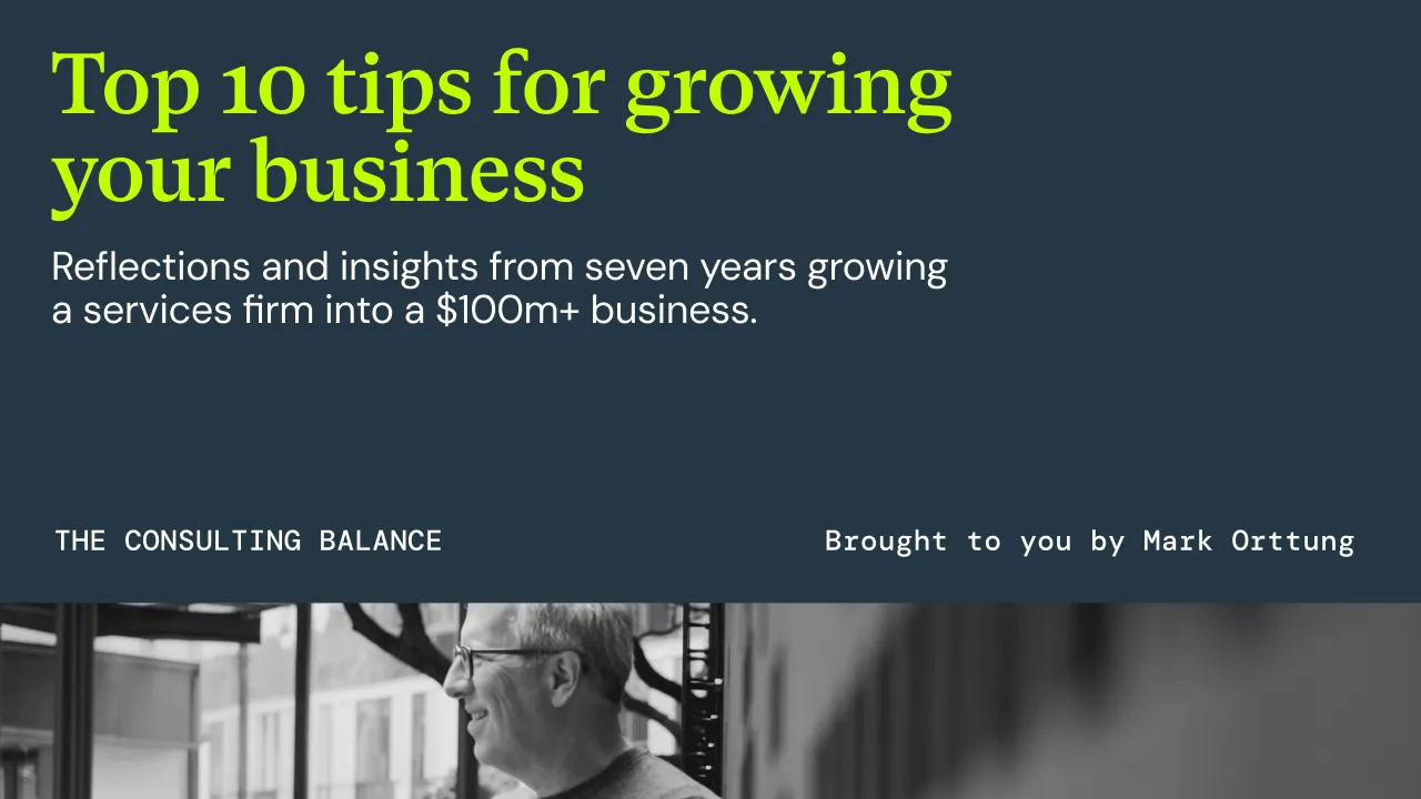 Top 10 tips for growing your business