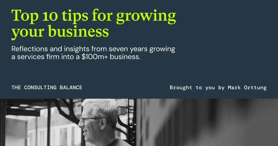 Top 10 tips for growing your business