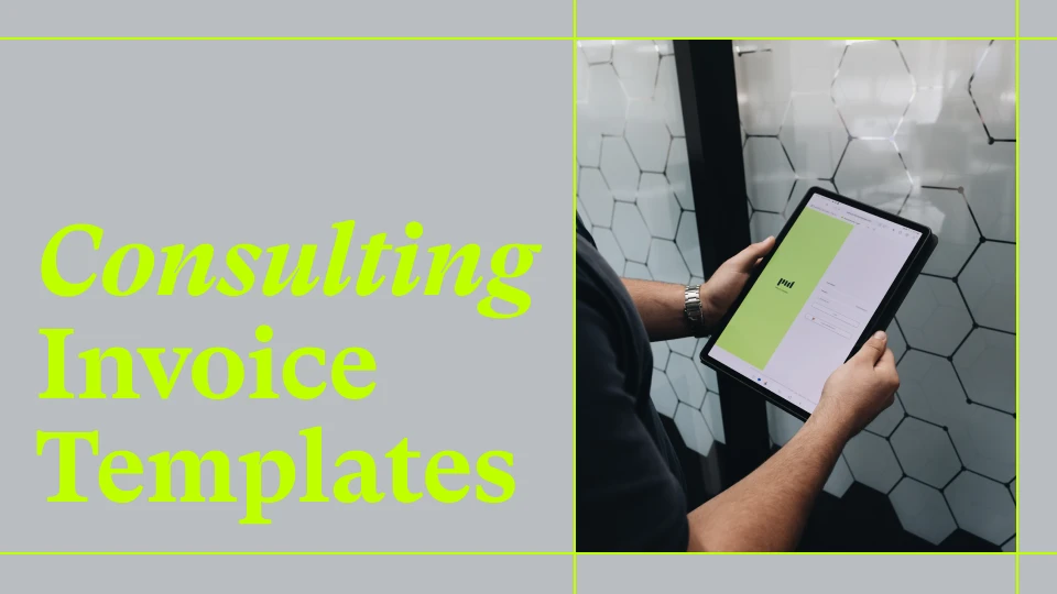 Invoicing Software for Consulting: Easy, branded PDF Templates