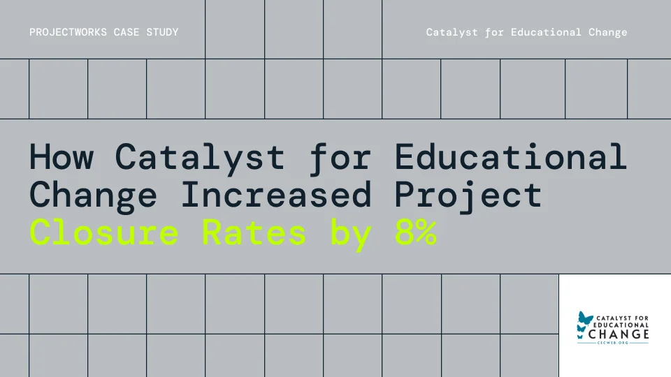 How Catalyst for Educational Change Used Real-Time Resource and Margin Management to Increase Closure Rates by 8%
