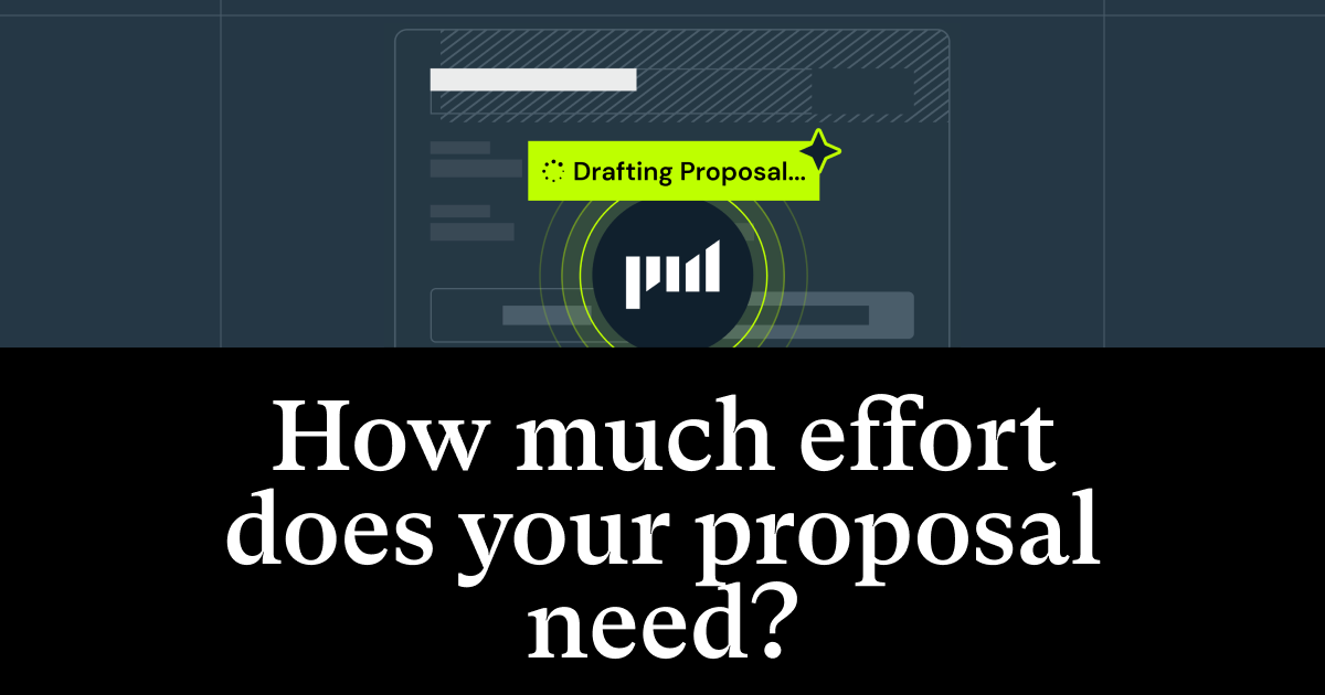 The Decision Tree That Tells You How Much Proposal Effort Is Enough