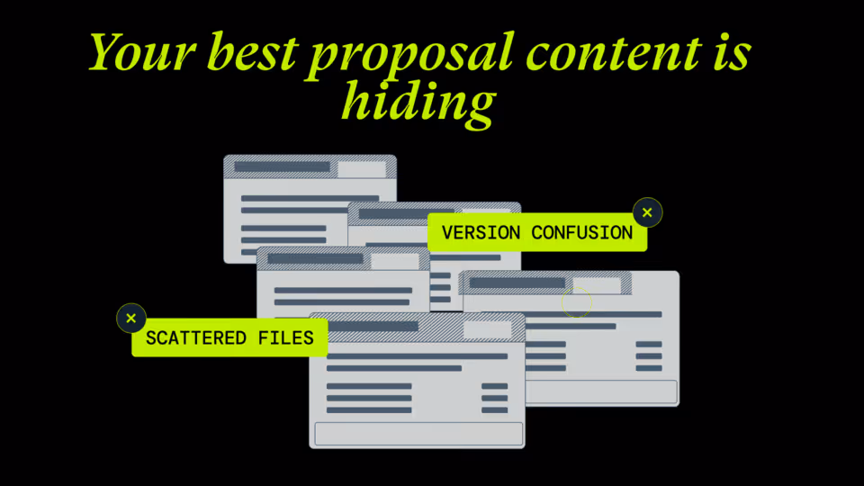 Your Best Proposal Content? It's Hiding