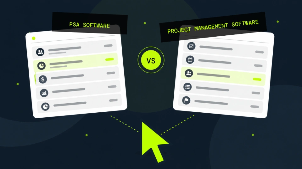 PSA Software vs Project Management Software