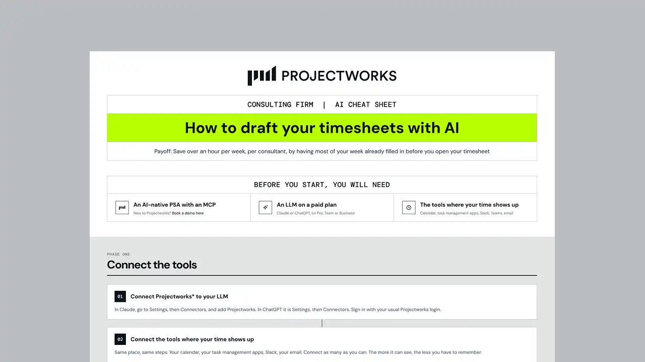 Draft Your Timesheets With AI