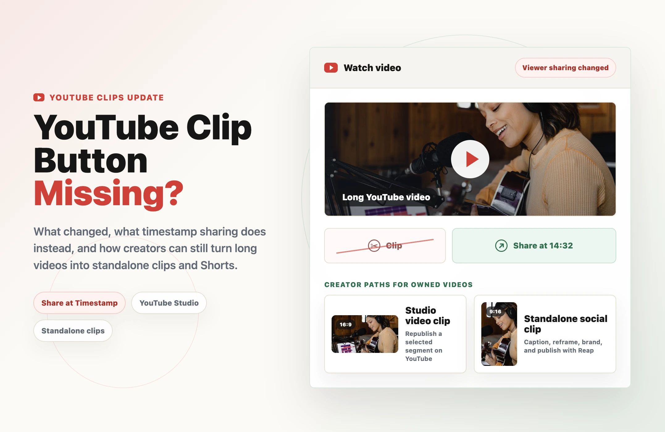 YouTube Clip Button Missing? How to Clip Videos (2026)