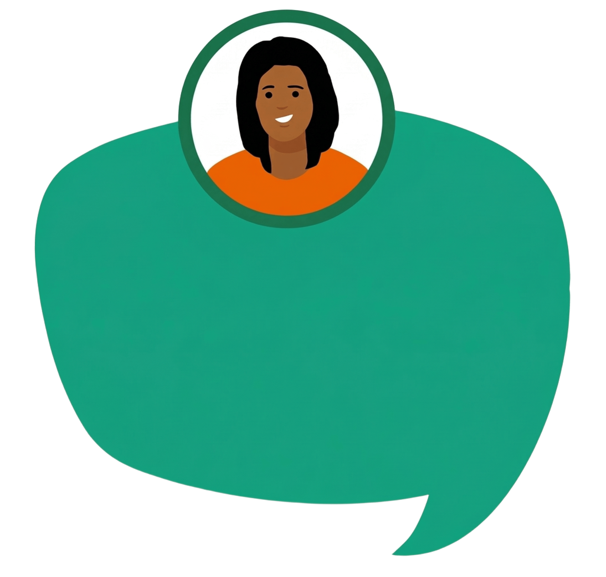 Speech Bubble Green