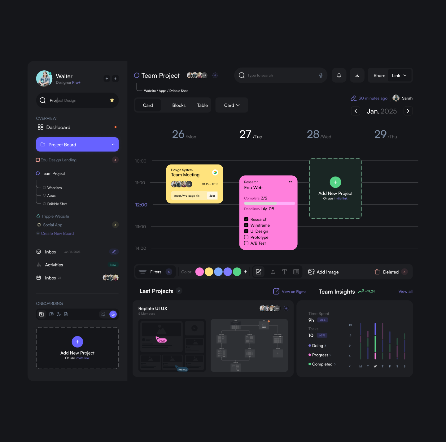 Taskify Dashboard 