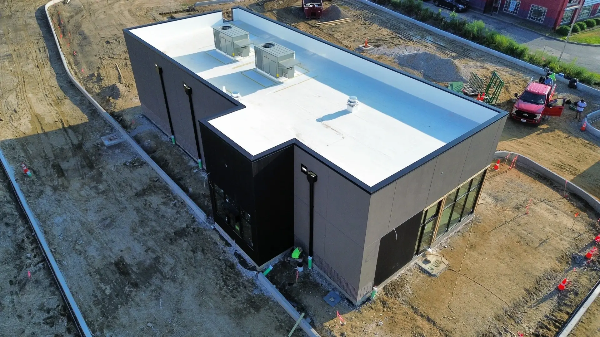 starbucks newly constructed roof