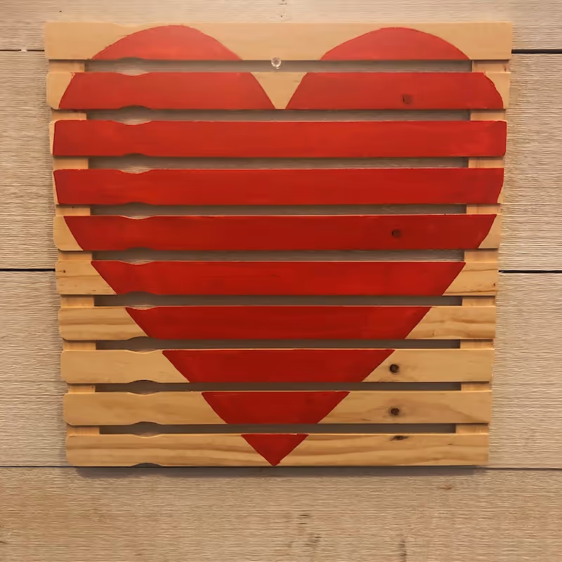 Ptown Heart artwork from Womencrafts Provincetown