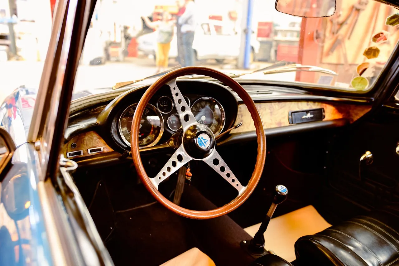 Tableau de bord d'une voiture BMW