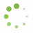 Spinner: animated circle of dots loading