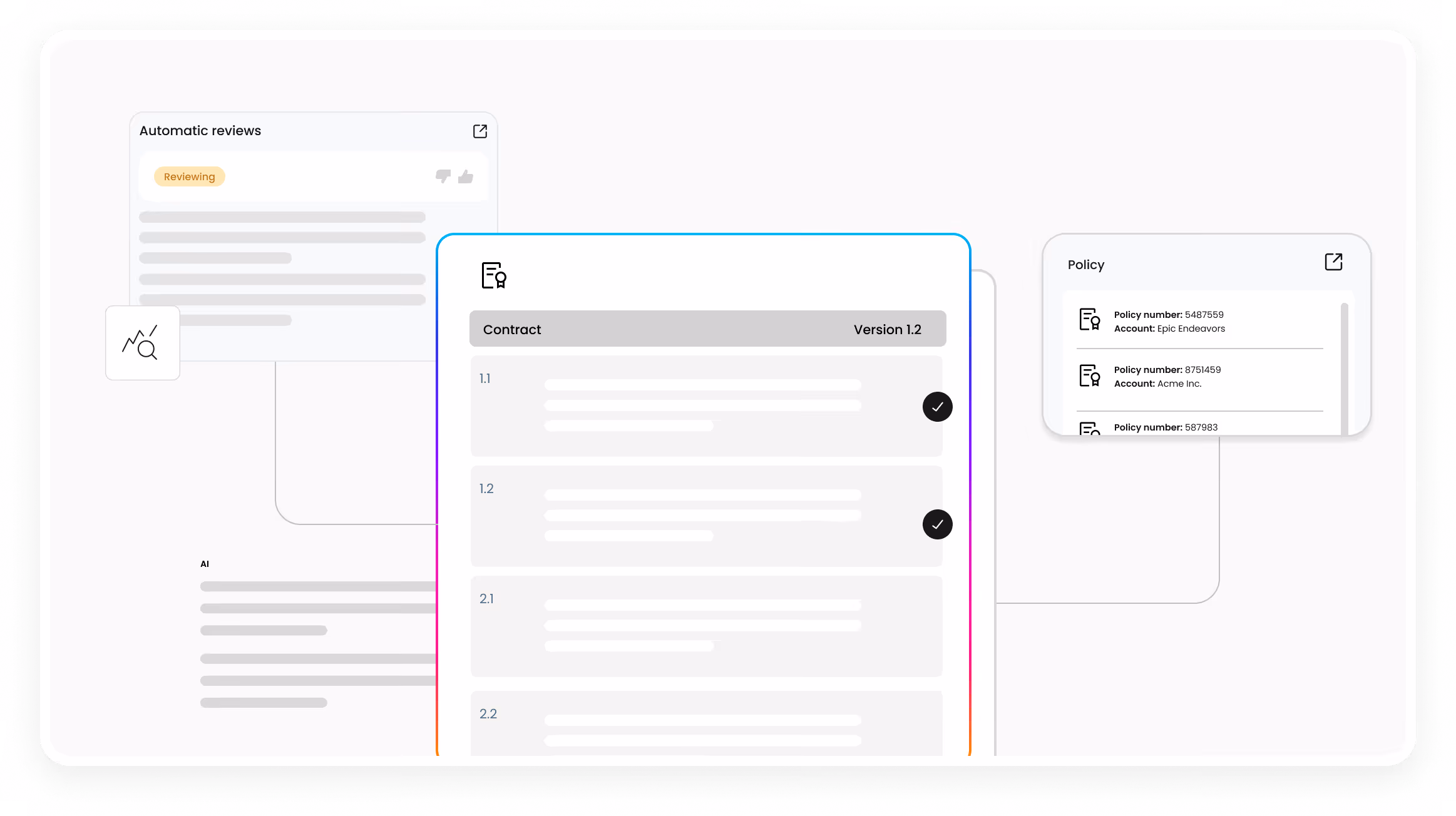 Control AI behavior in high-impact workflows screen