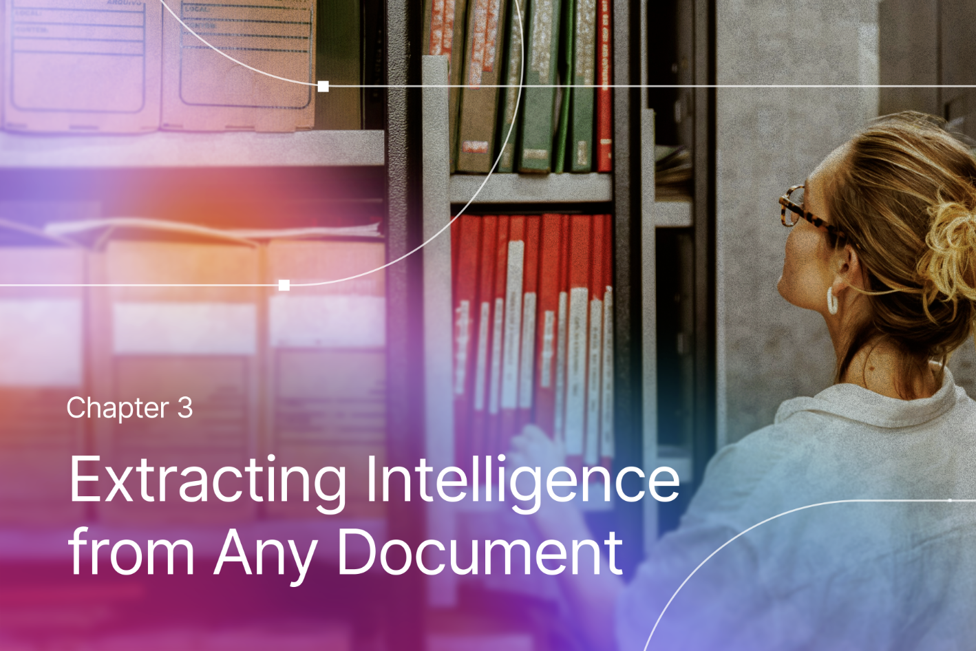 Photo of a woman working in an office with Unframe blog title Extracting Intelligence from Any Document