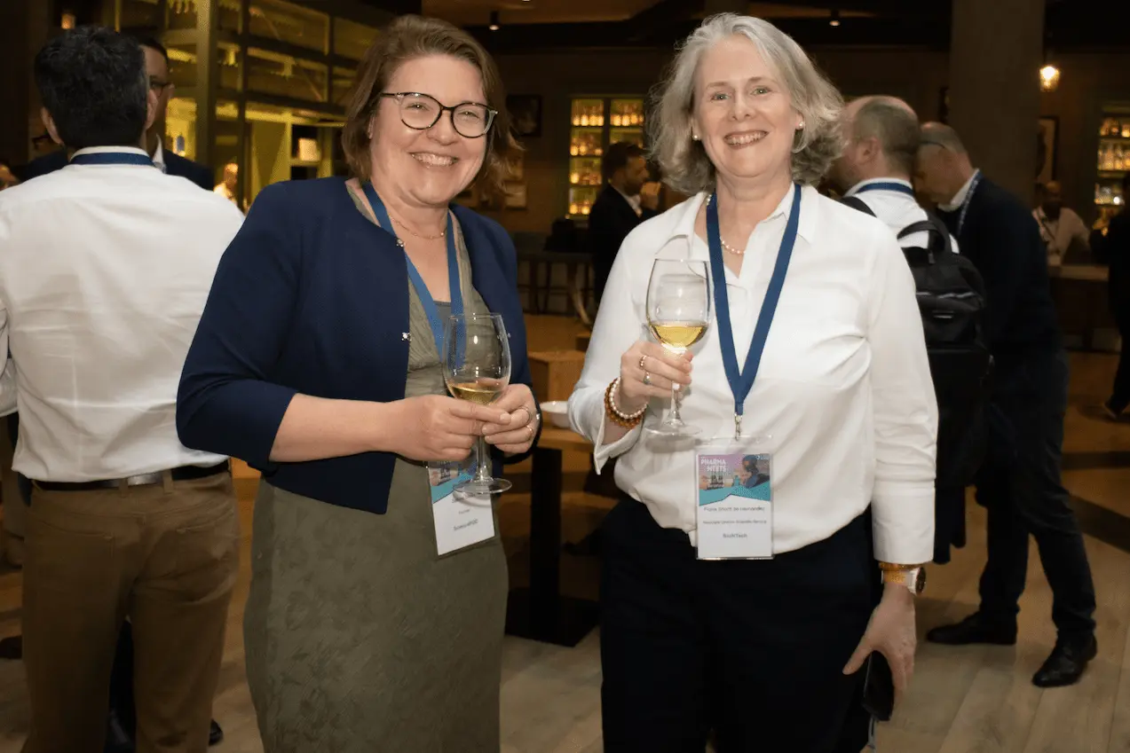 cocktail reception in a conference
