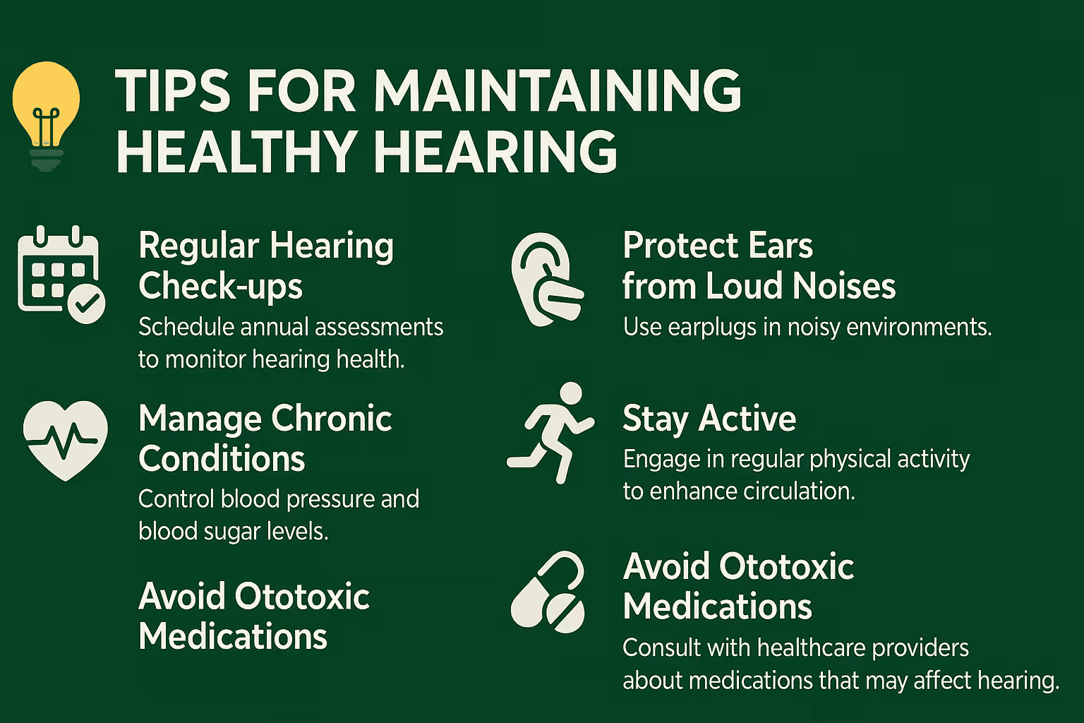 Tips for maintaining health hearing