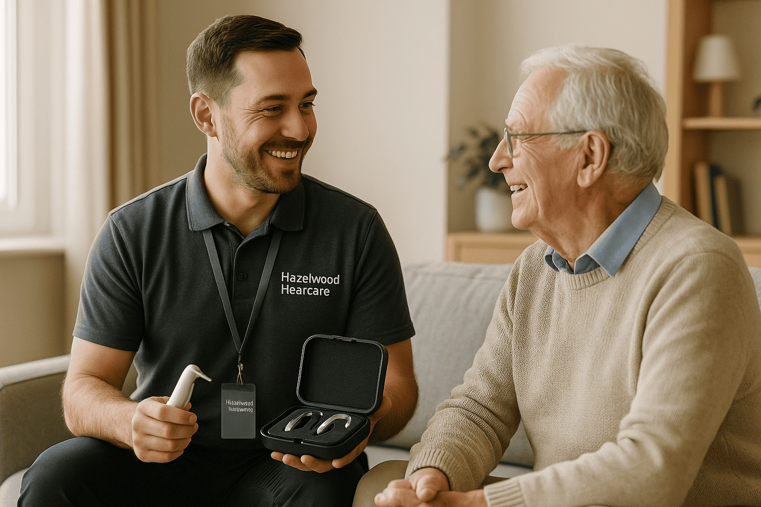 Discover expert, NHS-trained hearing care near you with Hazelwood Hearcare. Book in-home hearing tests, ear wax removal, and hearing aid support available across the UK.