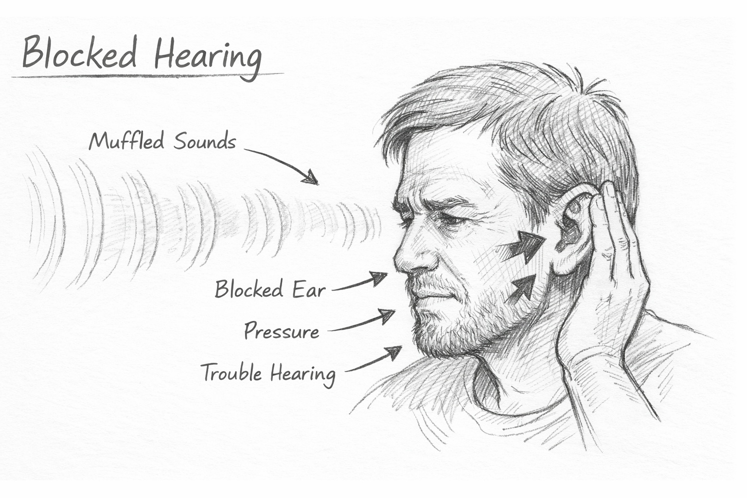 Common Symptoms of Earwax Build-Up