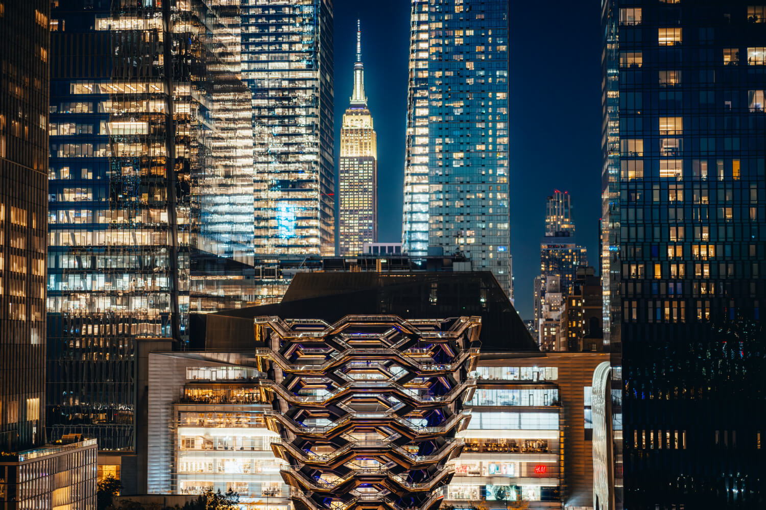 Vessel New York City at Night