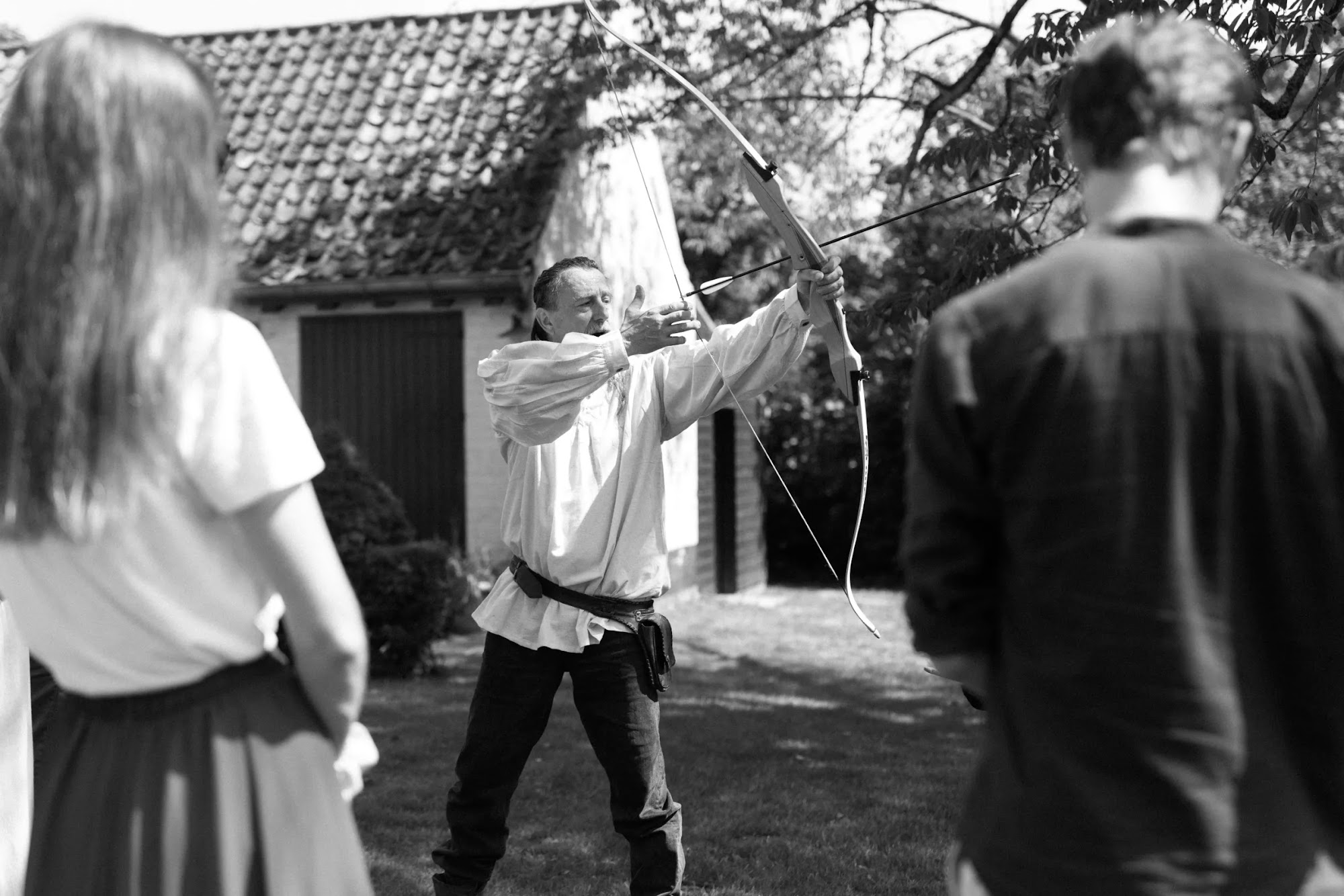 Team building Templiers : Joie succes tir arc