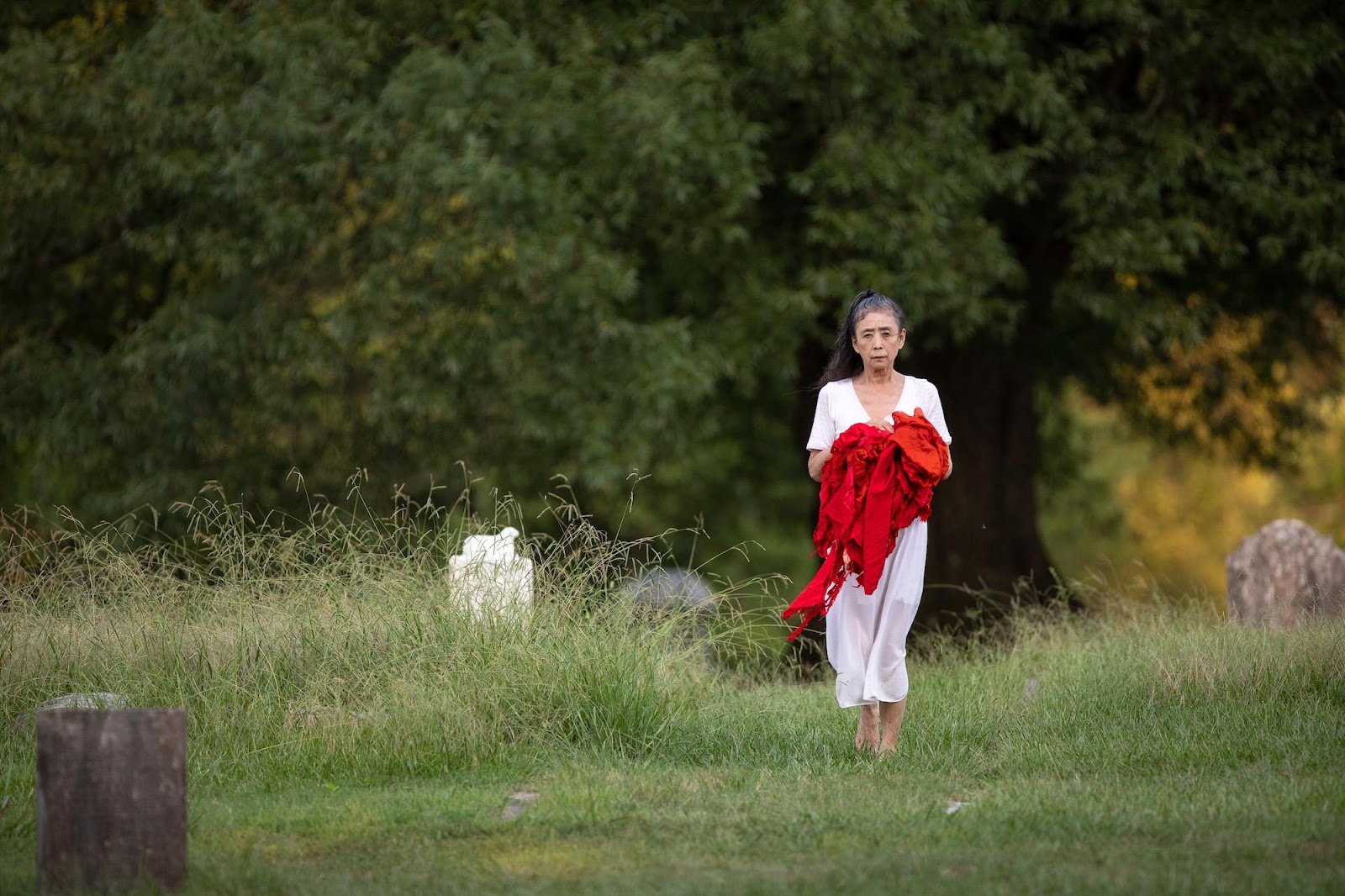 Eiko Otake, A Body in Laurel Hill, photographed by Ben McKeown