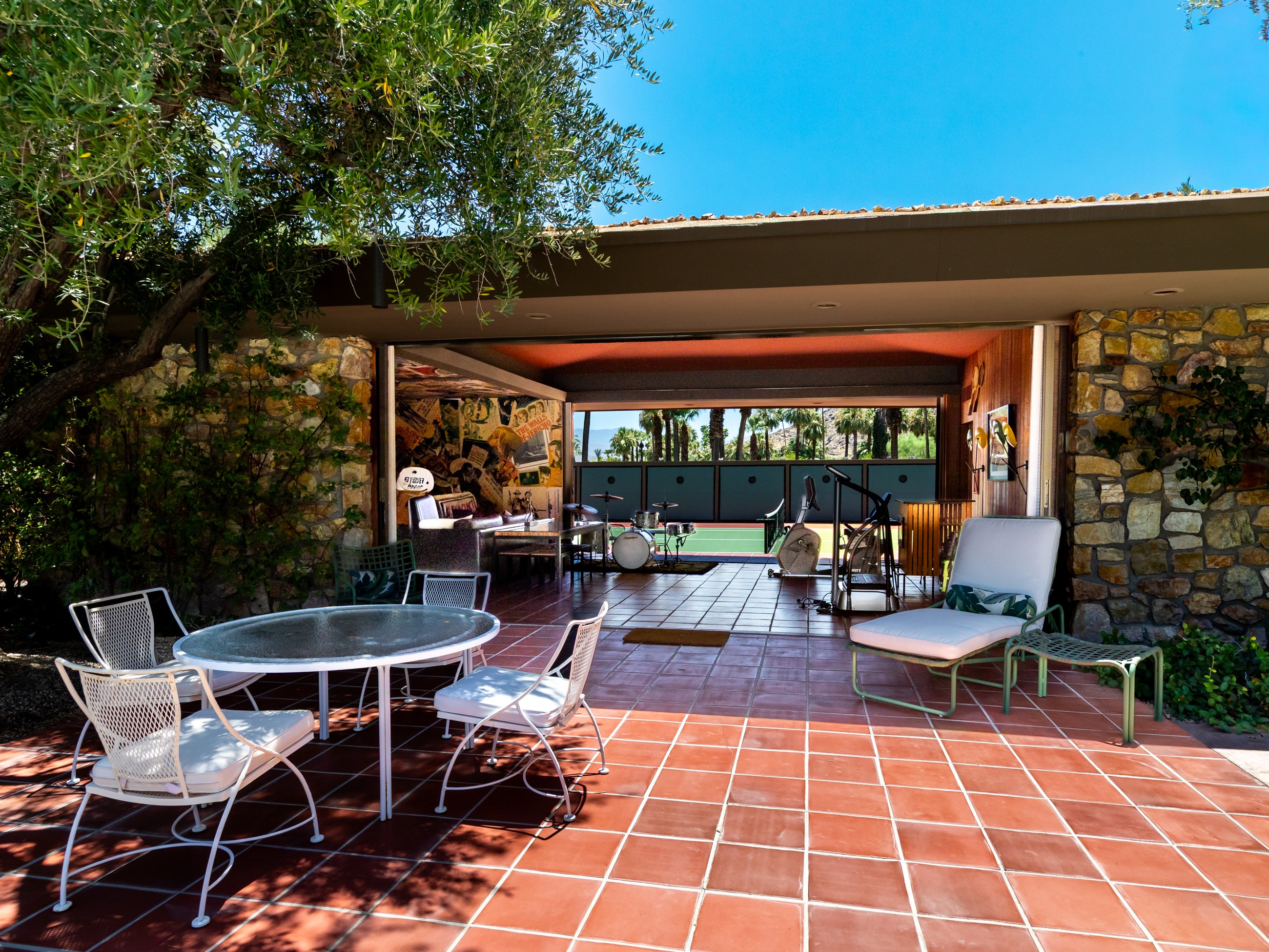 Pool pavilion patio