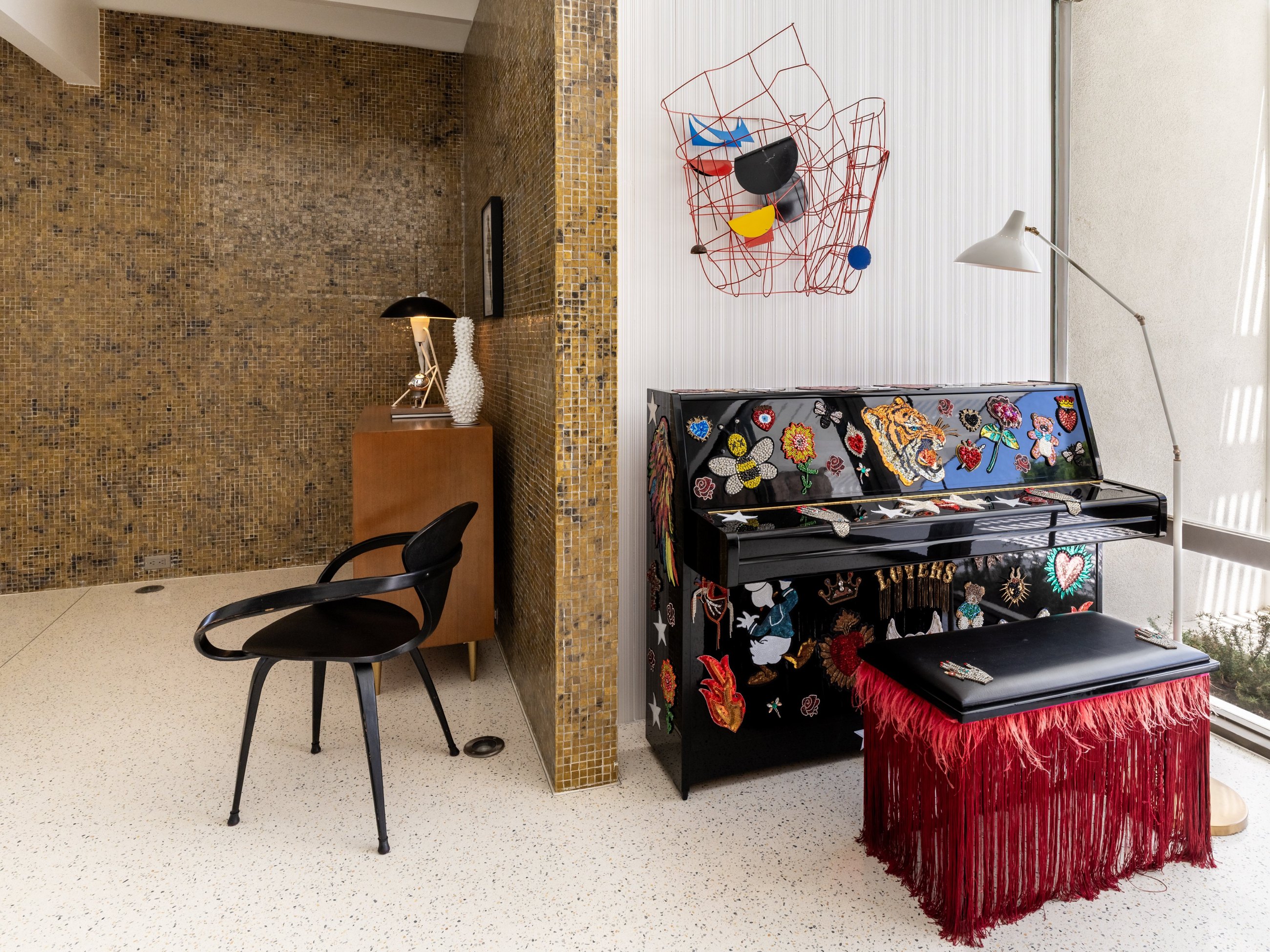 Piano room