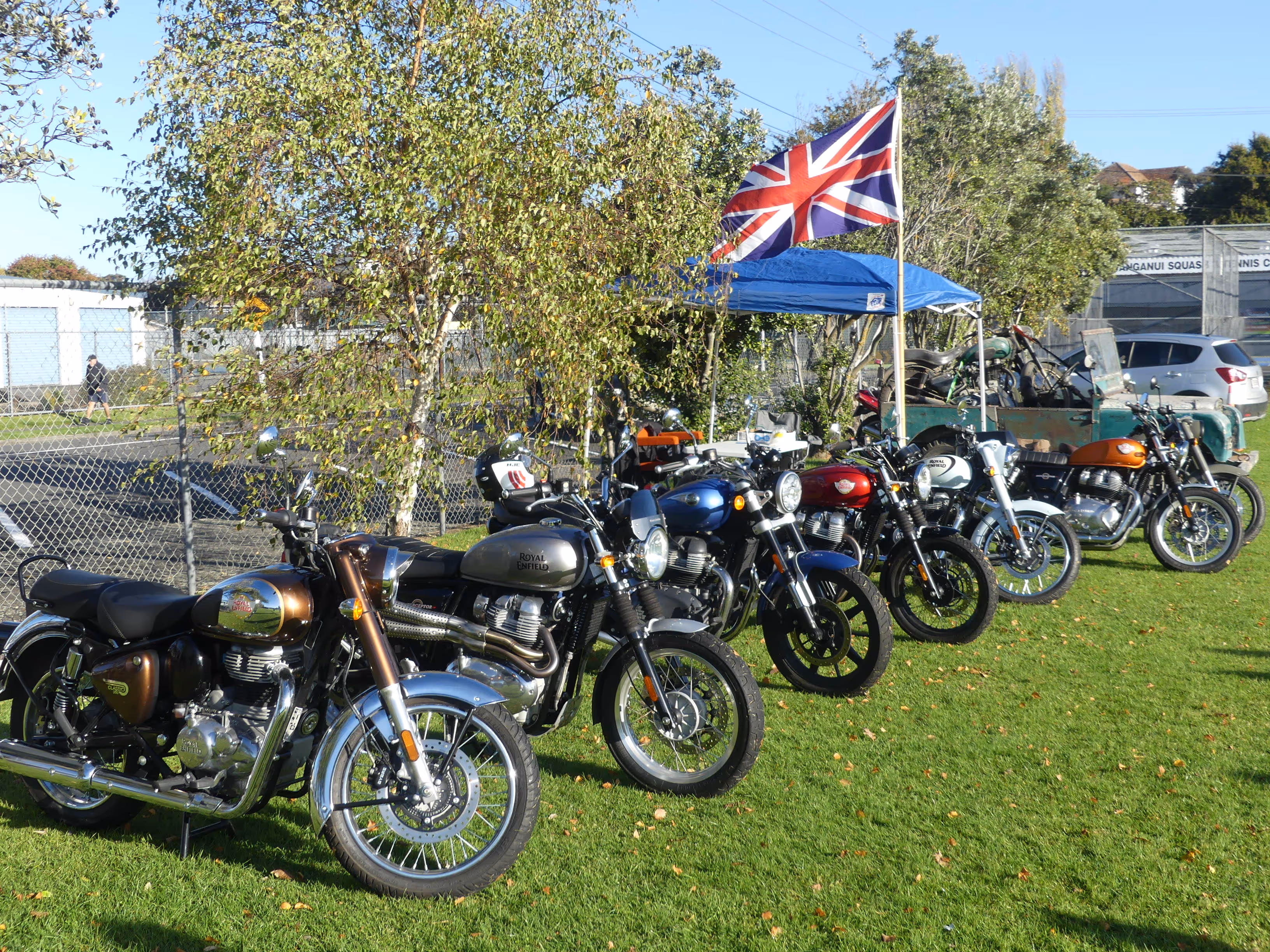 Royal Enfield Club Display @ Paloma Gardens 'Rubber Side Down' 