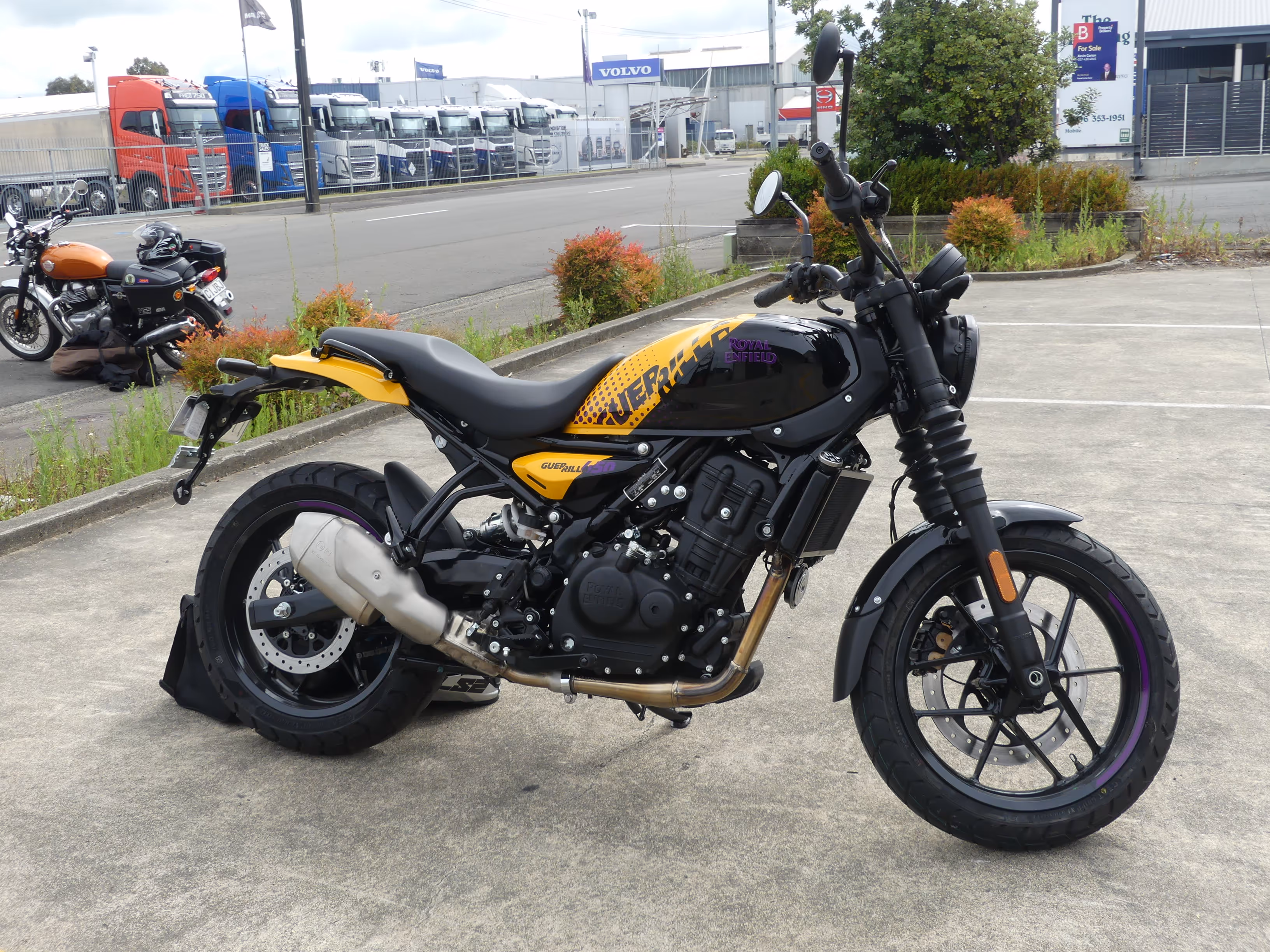 Royal Enfield NZ Tour - Feb 1st - Called at AllRoad Adventure PN