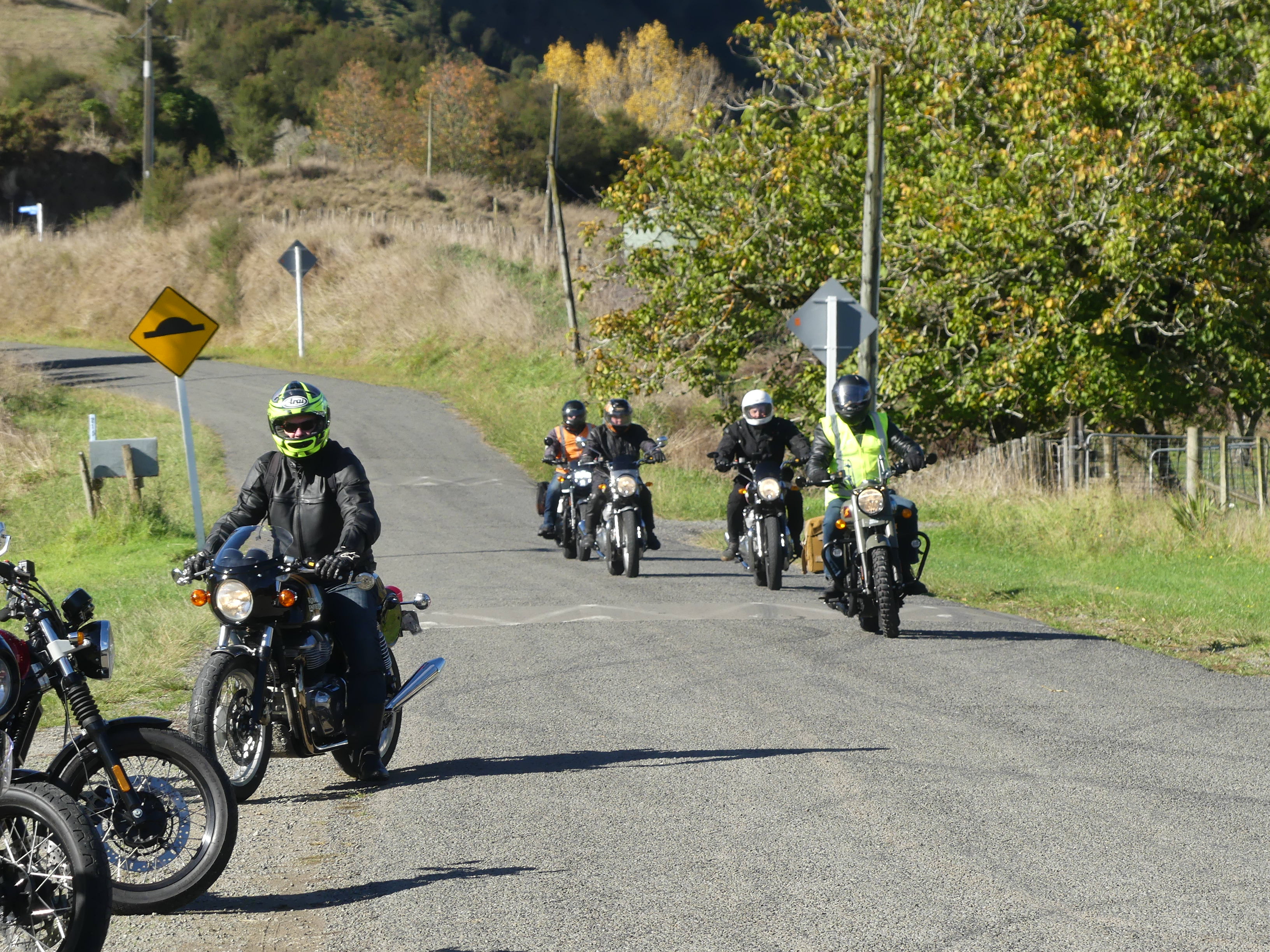 Royal Enfield Day in Wanganui, River Road Ride