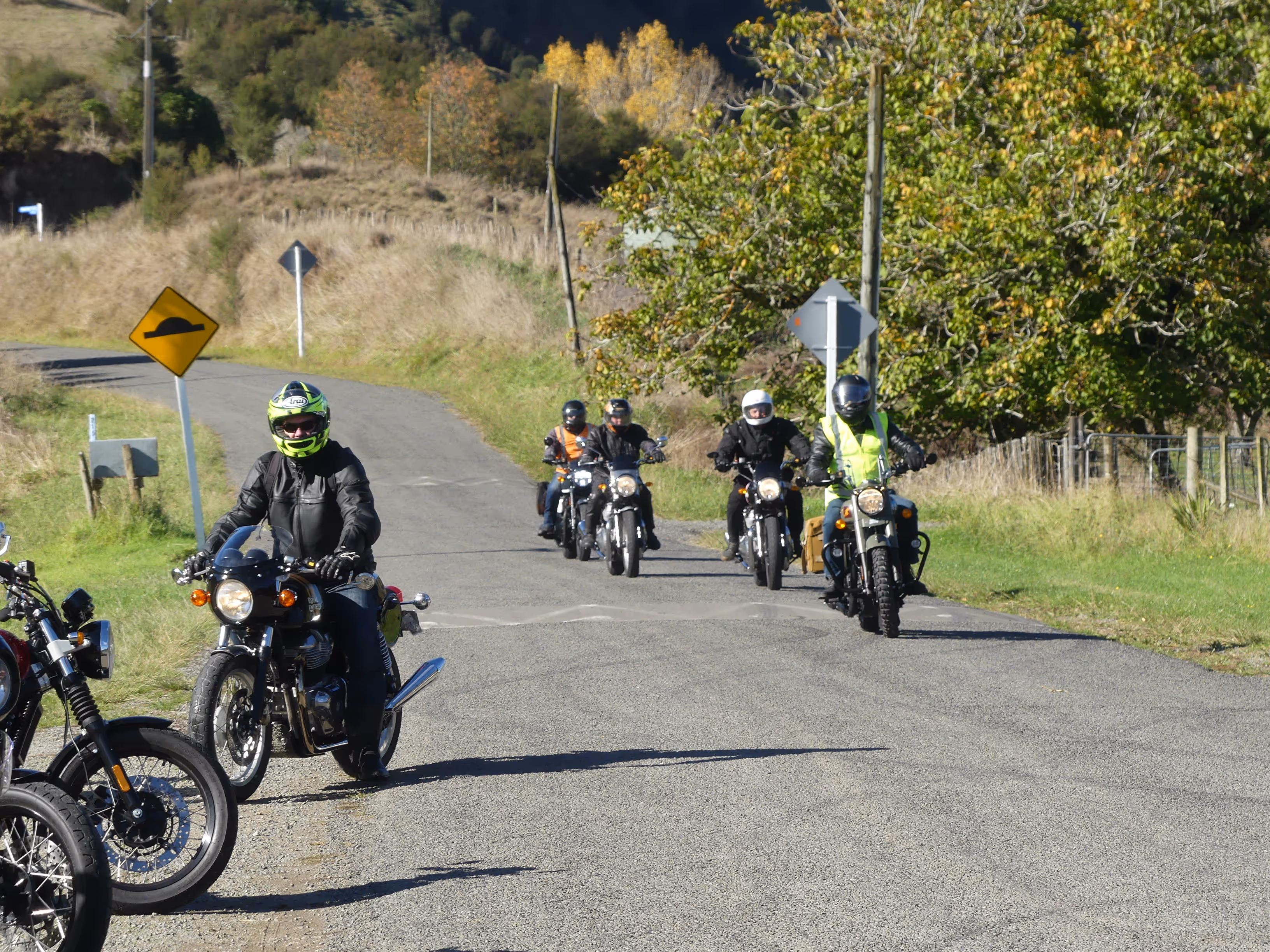 Royal Enfield Day in Wanganui, River Road Ride