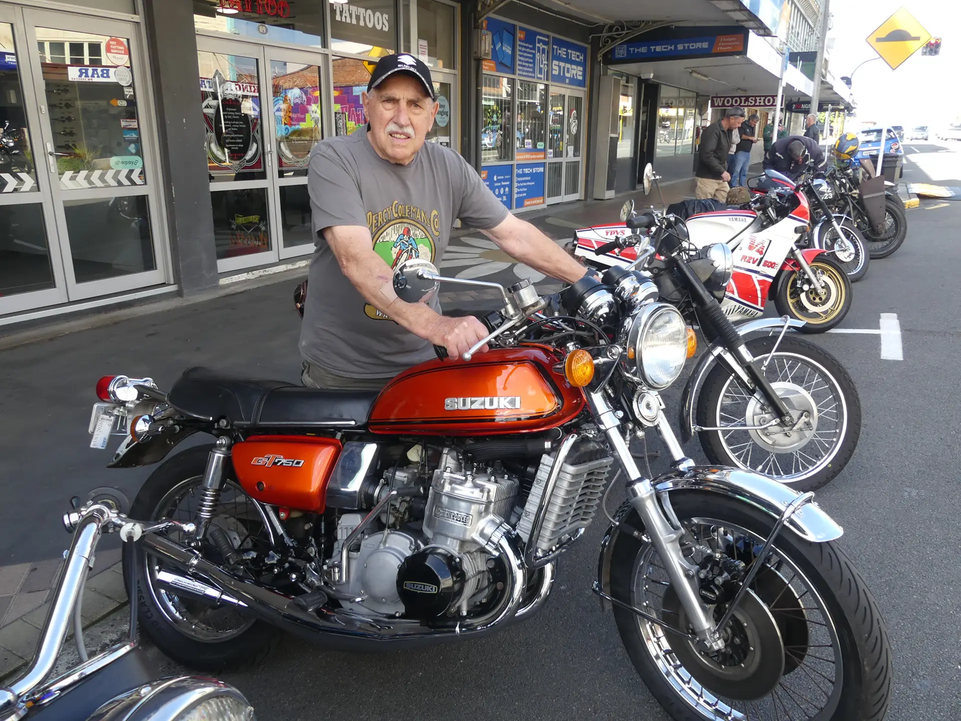 Joe Lett - former Percy Coleman apprentice who started in the 2nd Guyton Street Shop in 1961 with a 1970s Suzuki GT750 Superbike – Joe went on to become Coleman’s Service Manager & a local Suzuki Dealer