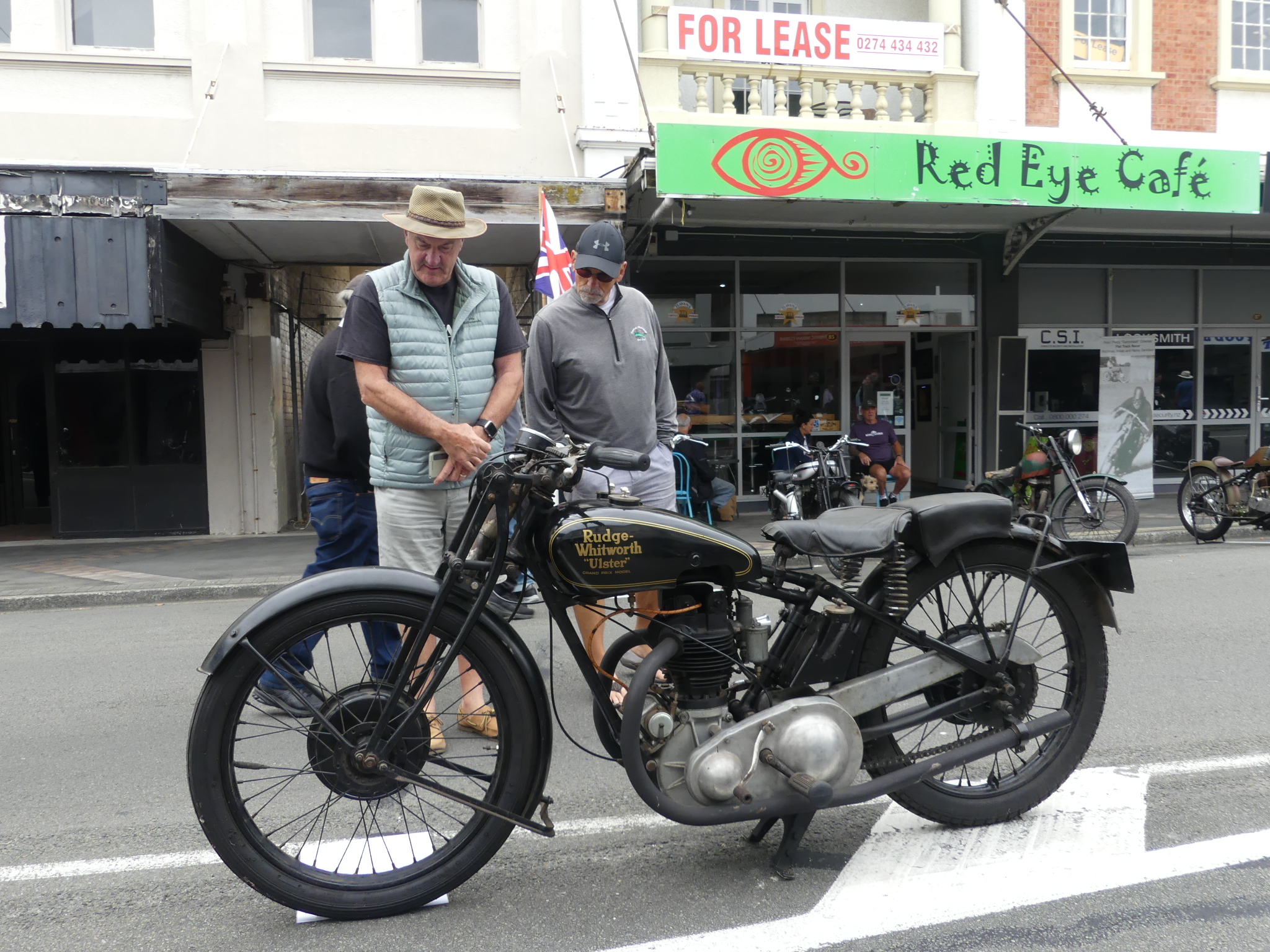 Fashion on Guyton Street, with Cool Motorcycles