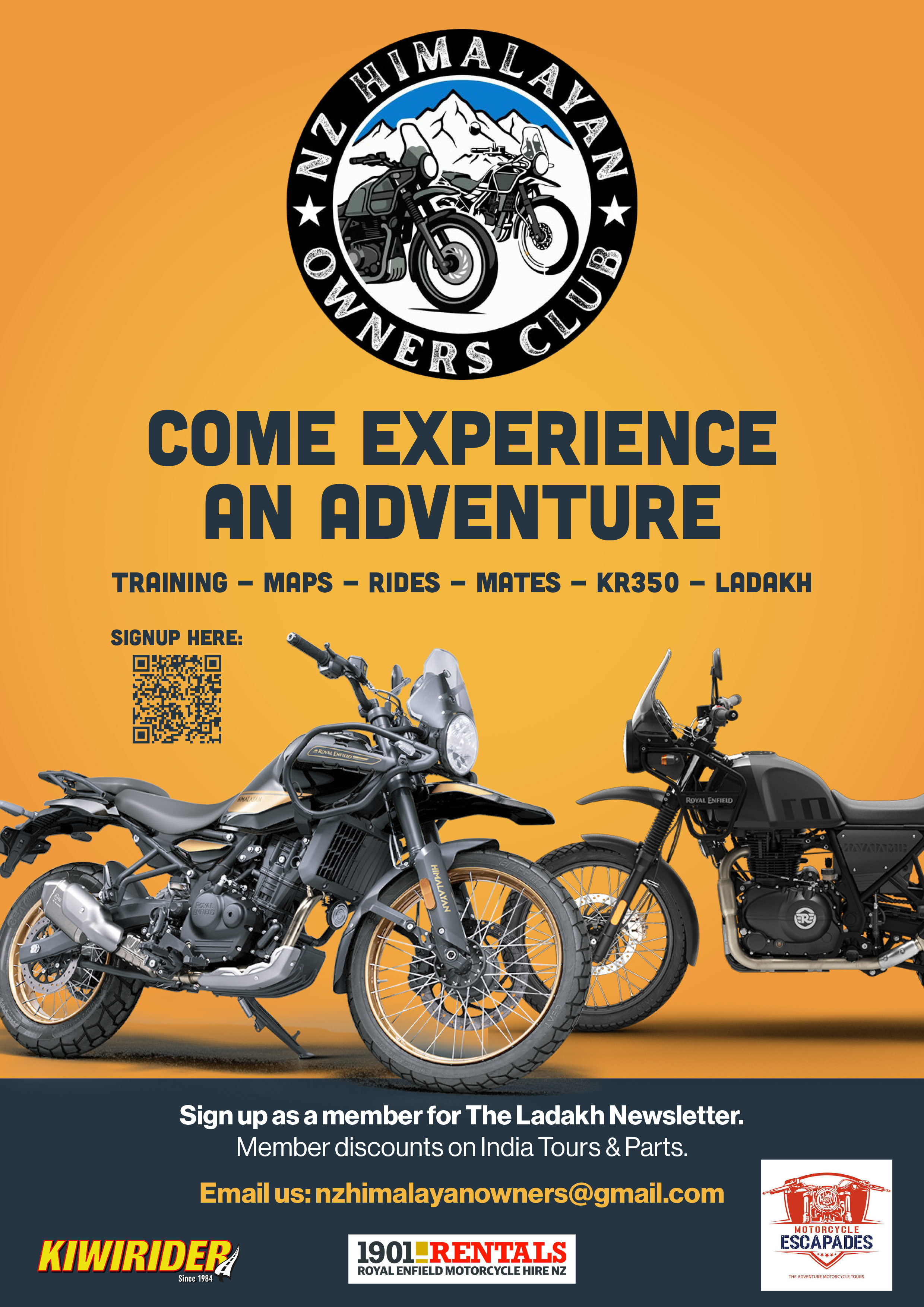 NZ Himalayan Owners Club Launched on Oct 1st 2026