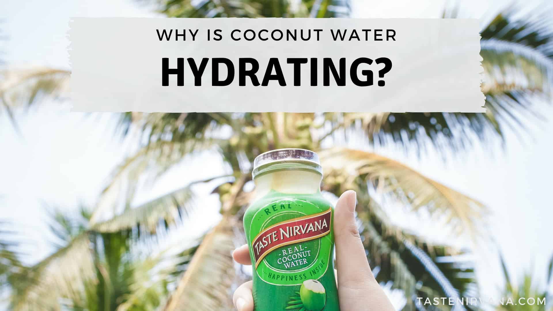 ¿Por qué el agua de coco es hidratante?