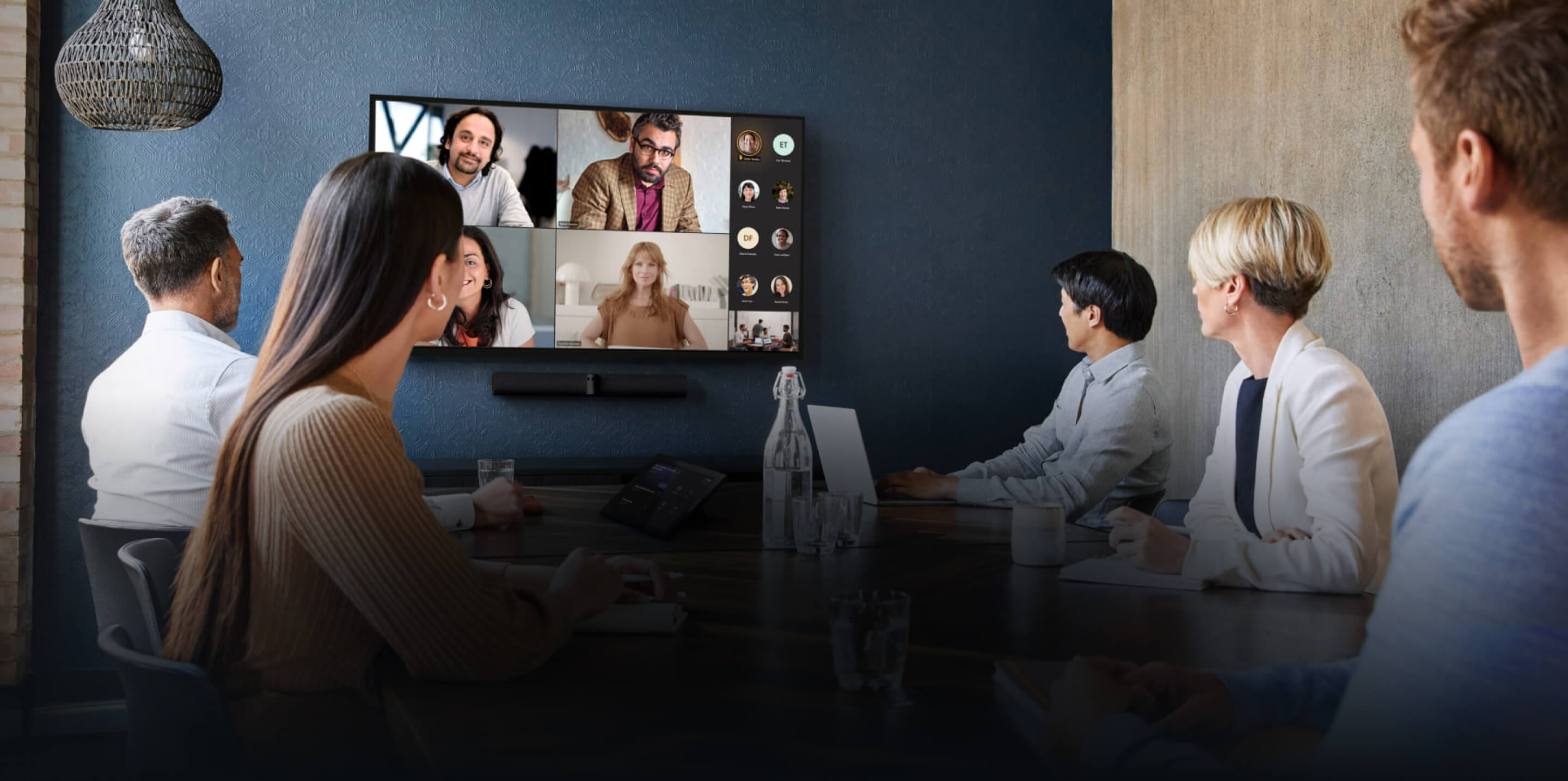 People inside a meeting room