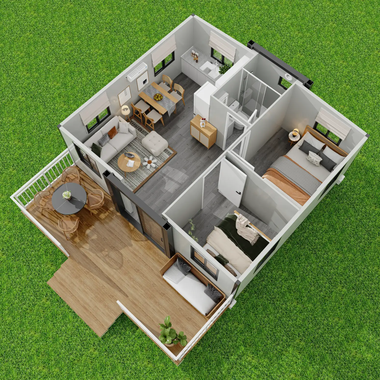 SnapBuild™ Standard 30ft Expander 2 Bed